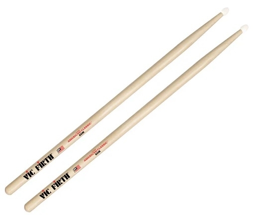 Vic Firth 8DN American Classic Drum Sticks - Nylon Tip