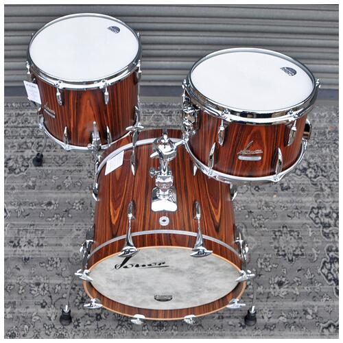 Image 15 - Sonor Vintage Drumkit 18'' 3pc Shell Pack, Rosewood Semi Gloss with Mount