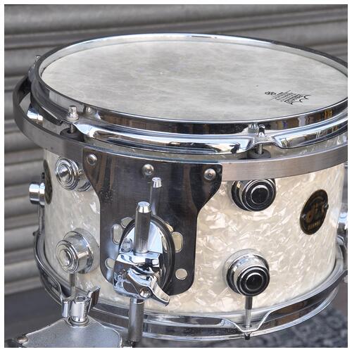 Image 4 - DW 12", 14", 18" Drum Workshop Collectors Series Drum Kit in White Pearl finish *2nd Hand*
