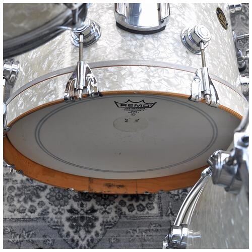 Image 3 - DW 12", 14", 18" Drum Workshop Collectors Series Drum Kit in White Pearl finish *2nd Hand*