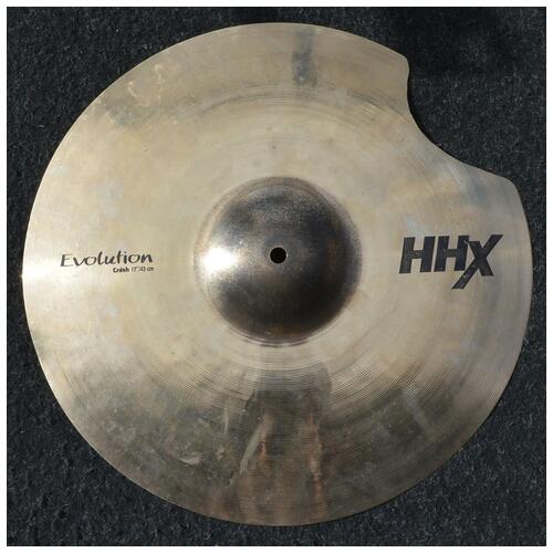 Image 1 - Sabian 17" HHX Evolution Cutaway Repair Crash Cymbal - 2nd Hand