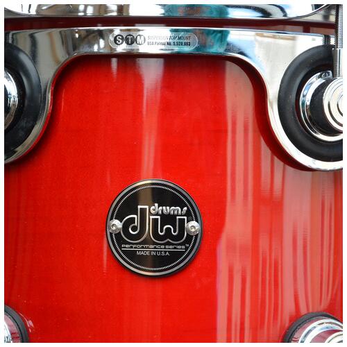 Image 2 - DW Performance In Red Lacquer 10" 12" 14" 22" Shell Pack - 2nd Hand
