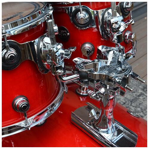 Image 3 - DW Performance In Red Lacquer 10" 12" 14" 22" Shell Pack - 2nd Hand