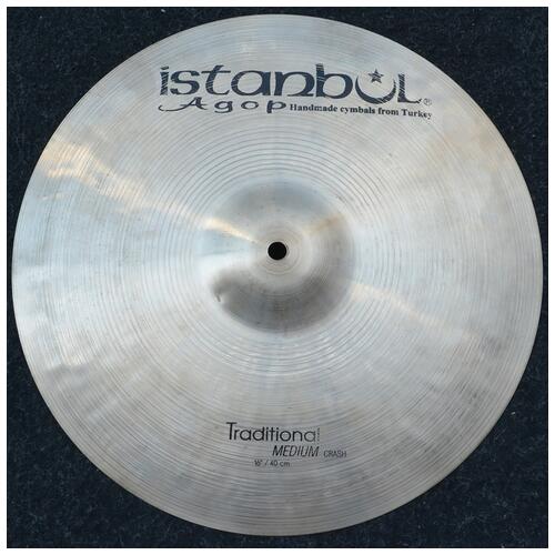 Istanbul 16" Agop Traditional Medium Crash - 2nd Hand