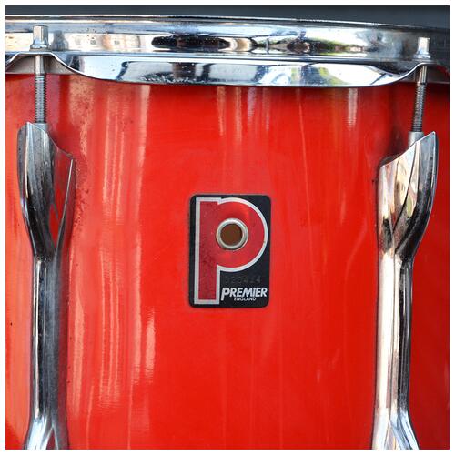 Image 3 - Premier Projector 90s Red Lacquered With Chrome Snare And Hardware 12" 13" 16" 22" - 2nd Hand