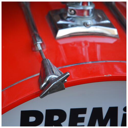 Image 8 - Premier Projector 90s Red Lacquered With Chrome Snare And Hardware 12" 13" 16" 22" - 2nd Hand