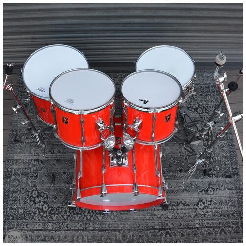 Image 12 - Premier Projector 90s Red Lacquered With Chrome Snare And Hardware 12" 13" 16" 22" - 2nd Hand