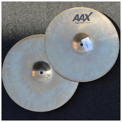 Image 2 - Sabian AAX 14" Stage Hi Hat Cymbals - 2nd Hand