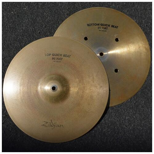 Zildjian 14" A Quick Beat Hi Hats Cymbals - 2nd Hand