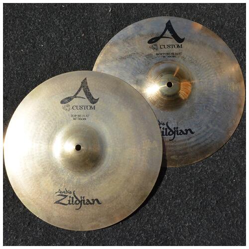 Image 1 - Zildjian 14" A Custom Hihat Cymbals - 2nd Hand