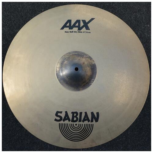 Image 1 - Sabian Aax 21" Raw Bell Dry Ride Cymbal - 2nd Hand