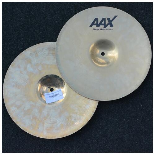 Image 2 - Sabian Aax 13" Stage Hi Hat Cymbals - 2nd Hand