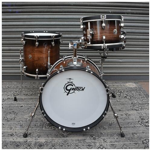 Image 3 - Gretsch Special Edition Catalina 12" 14" 18" 14" Snare Gloss Walnut Burst with Wood Hoops - 2nd Hand