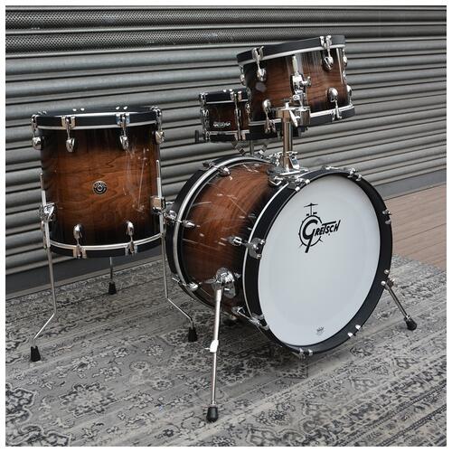 Gretsch Special Edition Catalina 12" 14" 18" 14" Snare Gloss Walnut Burst with Wood Hoops - 2nd Hand