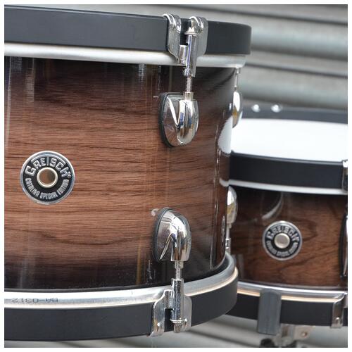 Image 2 - Gretsch Special Edition Catalina 12" 14" 18" 14" Snare Gloss Walnut Burst with Wood Hoops - 2nd Hand
