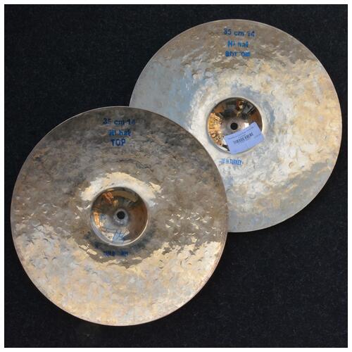 Image 2 - Bosphorus Gold Raw 14" Hi Hat Cymbals - 2nd Hand