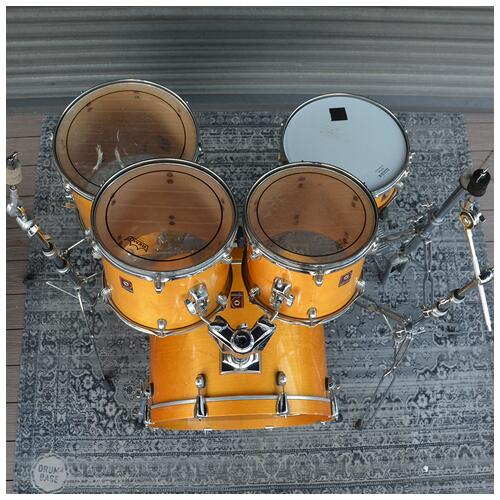 Image 15 - Premier Amber XPK With Hardware 12" 13" 16" 22" 14" Snare in Honey Amber Lacquer - 2nd Hand