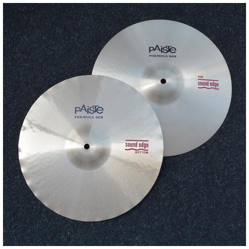 Paiste 14" Formula 602 Sound Edge Hi Hat Cymbals - 2nd Hand