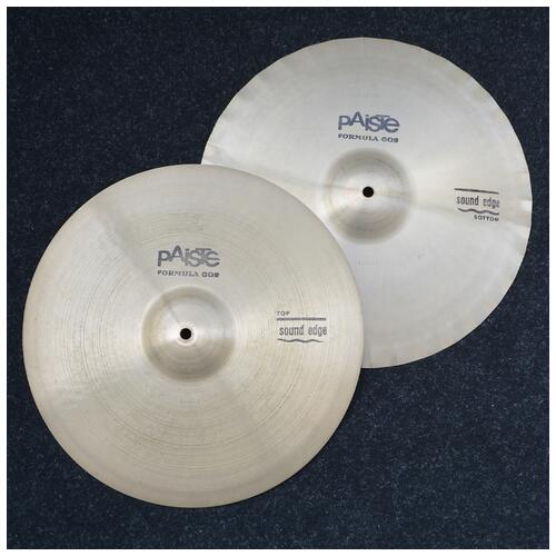 Paiste 1970s 15" Sound Edge Formula 602 Hi Hat Cymbals - 2nd Hand