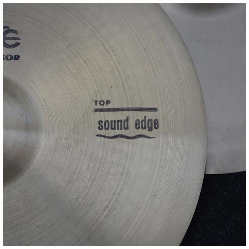 Image 4 - Paiste 1970s 15" Sound Edge Formula 602 Hi Hat Cymbals - 2nd Hand