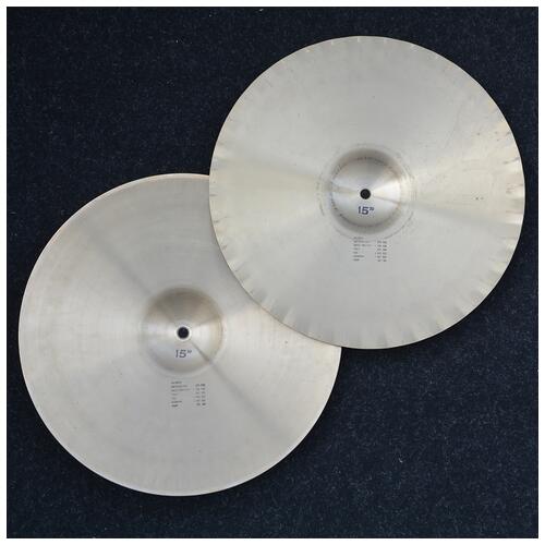 Image 6 - Paiste 1970s 15" Sound Edge Formula 602 Hi Hat Cymbals - 2nd Hand