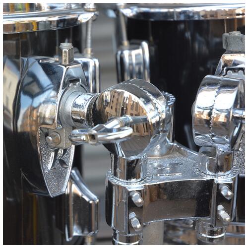 Image 5 - Rogers Usa Big R 1970s Londoner Drum Kit 12",13",16",22" In Ebony With Stands - 2nd Hand