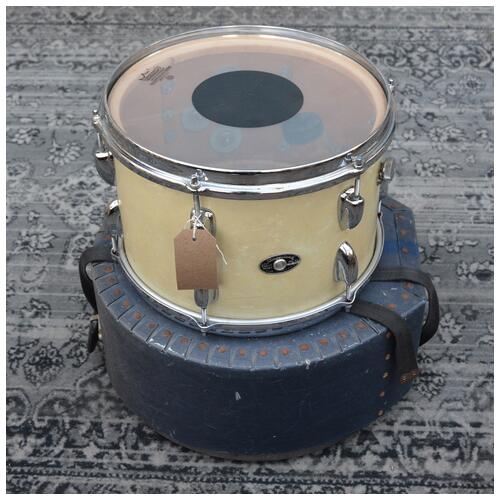 Image 2 - Slingerland Tom 12X9" White Pearl - 1960s Niles Badge - with case - 2nd Hand