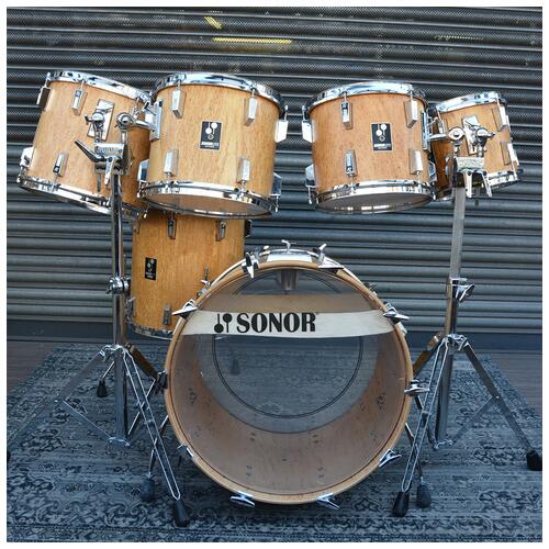 SONOR LITE 10x9", 12x10", 13x11", 14x12", 15X16" floor, 22x17" bass drum - Scandinavian Birch mid 80's - 2nd Hand