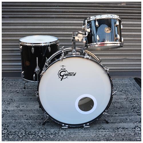 Image 12 - Gretsch USA 24",13",16" Shells Black Nitron 1970s - 2nd Hand