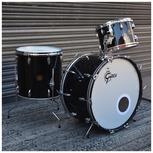 Gretsch USA 24",13",16" Shells Black Nitron 1970s - 2nd Hand