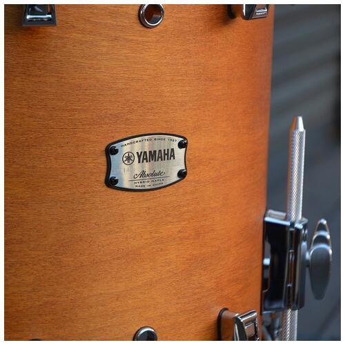 Image 5 - Yamaha Absolute Maple Hybrid 12" 14" 20" 3pc Shell Pack, Vintage Natural - New Open Box