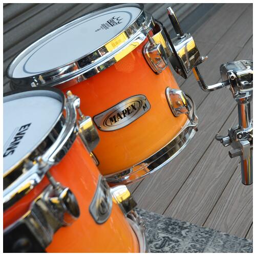 Image 9 - Mapex M Birch Series Shellpack 8" 10" 12" 14" floor tom 22" Sunburst Kit with Tom Stand