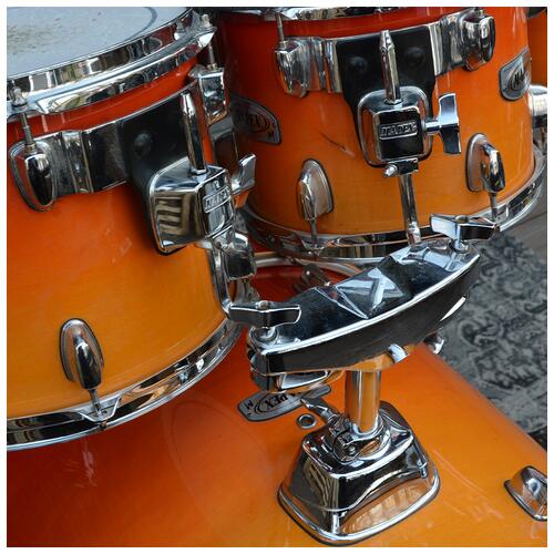 Image 10 - Mapex M Birch Series Shellpack 8" 10" 12" 14" floor tom 22" Sunburst Kit with Tom Stand