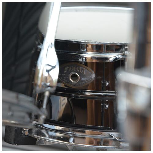 Image 10 - Tama Rockstar Black 12" 13" 16" 22" 14" Snare H/ware and Cymbals - 2nd Hand