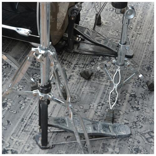 Image 12 - Tama Rockstar Black 12" 13" 16" 22" 14" Snare H/ware and Cymbals - 2nd Hand