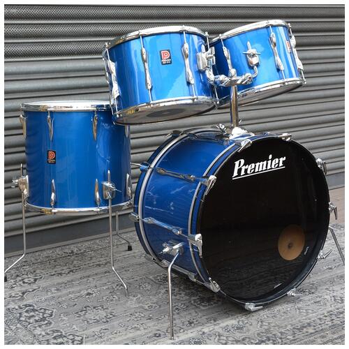 Image 1 - Premier 70s Elite 13" 14" 16" 22x14" Poly Blue Shell Pack - Vintage