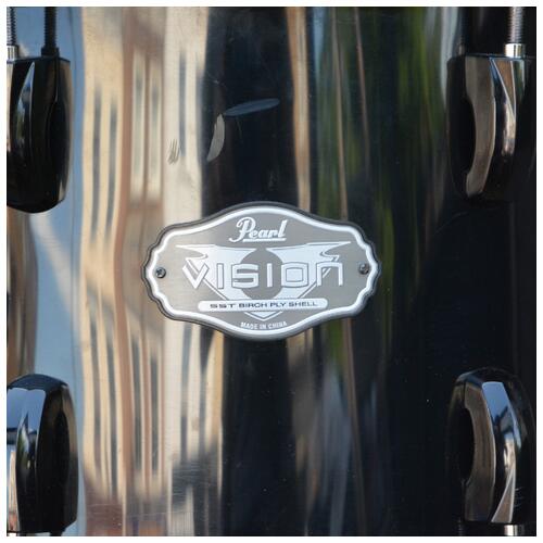Image 2 - Pearl Vision Birch Black 12" 13" 16" 22" Shell Pack - 2nd Hand