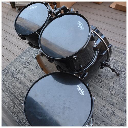 Image 11 - Pearl Vision Birch Black 12" 13" 16" 22" Shell Pack - 2nd Hand