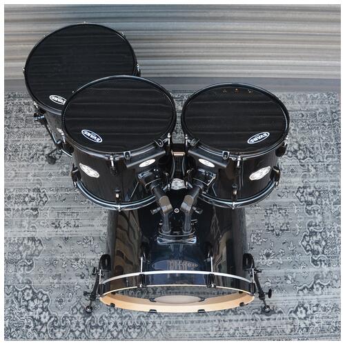 Image 12 - Pearl Vision Birch Black 12" 13" 16" 22" Shell Pack - 2nd Hand
