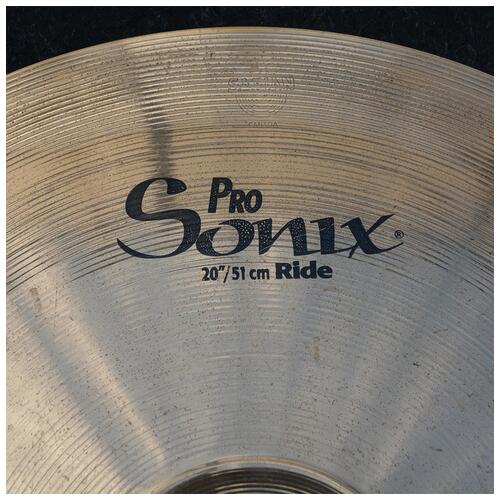Image 5 - Sabian Pro Sonix 14" hats 16" crash 20" ride Cymbal Set with Sabian bag - 2nd Hand