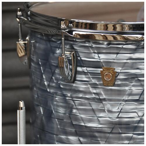 Image 3 - Ludwig 12", 14", 20" USA Classic Maple Downbeat in Sky Blue Pearl