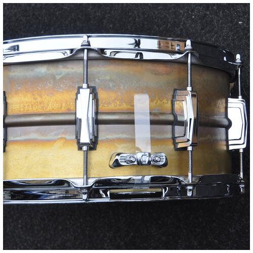 Image 10 - Ludwig LB464R 14″ x 6.5″ Raw Brass Phonic Snare Drum