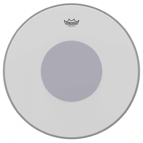 Remo Powerstroke 3 Bass Drum Head - Coated, Black Dot