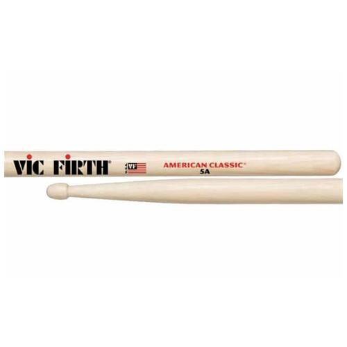 Image 2 - Vic Firth 5A American Classic Drum Sticks - Wood Tip