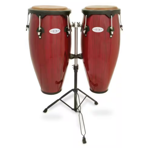 Toca Synergy 10" + 11" Congas in red