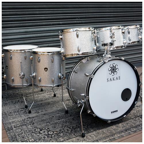 Sakae Trilogy 10", 12", 13", 14", 16", 22" Silver Sparkle - 2nd Hand