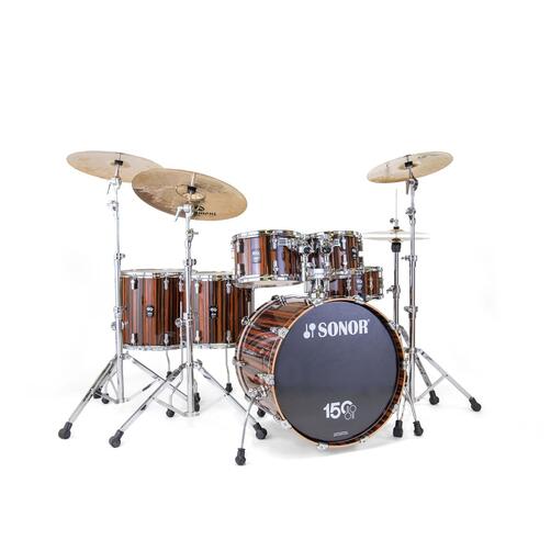 Sonor AQ2 ltd Edition, 150th Anniversary 22" Shell pack with Snare in Ebony Gloss Veneer