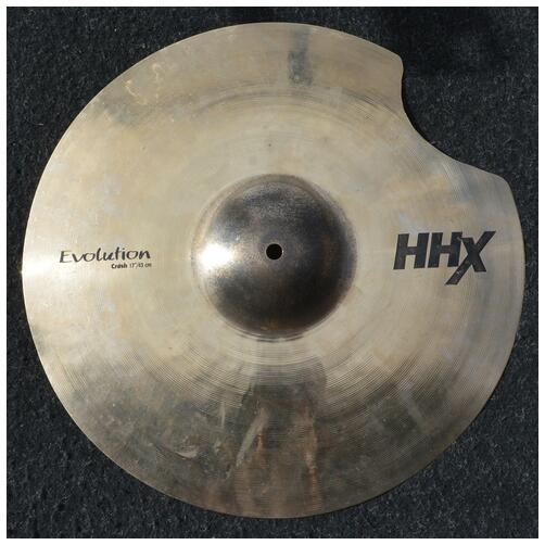 Sabian 17" HHX Evolution Cutaway Repair Crash Cymbal - 2nd Hand