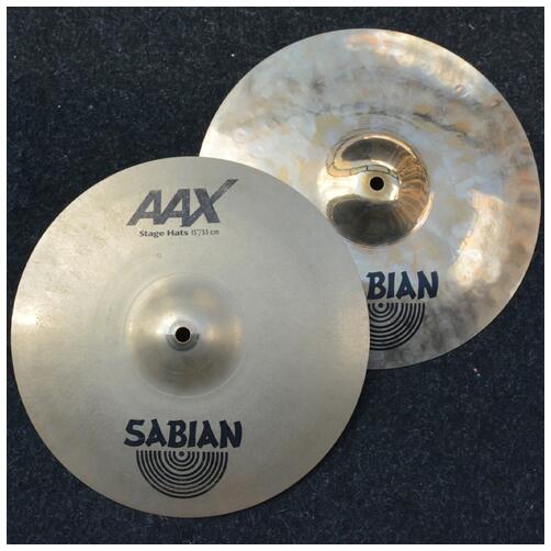 Sabian Aax 13" Stage Hi Hat Cymbals - 2nd Hand