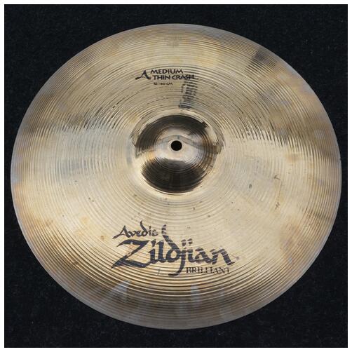 Zildjian 16" Avedis Brilliant Medium Thin Crash Cymbal - 2nd Hand
